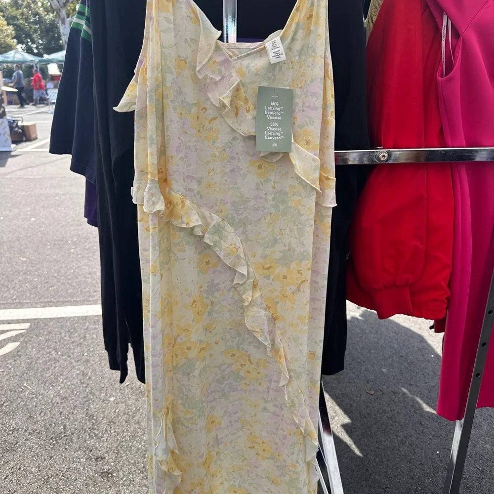 H&M Pastel Floral Dress - Picture 4 of 4